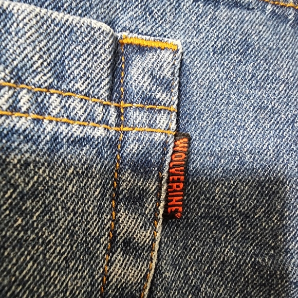 Wolverine Jeans Men's 44x32 Straight Blue Medium Wash - Picture 2 of 9